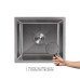 Мойка для кухни интегрированная под столешницу Lidz Handmade H4843 Brushed Steel 3,0/1,0 мм LDH4843BRU49441