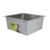 Мойка для кухни интегрированная под столешницу Lidz Handmade H4843 Brushed Steel 3,0/1,0 мм LDH4843BRU49441