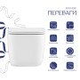 Унітаз підвісний Qtap Gemini Ultra Quiet 485×340×350 мм, White, з сидінням Slim Duroplast / Soft-close / Quick Release QTTAU26W49119