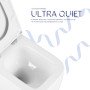Унітаз підвісний Qtap Gemini Ultra Quiet 485×340×350 мм, White, з сидінням Slim Duroplast / Soft-close / Quick Release QTTAU26W49119