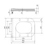 Сидіння для унітазу Qtap (Gemini 490) 428x344x37,5 мм, White, з мікроліфтом, Slim Duroplast, Quick Release QTSC179W49385