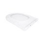 Сидіння для унітазу Qtap (Evia, Arvin, Leo 630) 410x330x22 мм, White, з мікроліфтом, Slim Duroplast, Quick Release QTSC179W49264