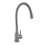 Змішувач для кухні Lidz Aria 015F3 (k35) з гнучким виливом LDARI015F3GGRP49565 Graphite/Grey