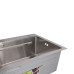 Мийка для кухні інтегрована Lidz Handmade H6845 Brushed Steel 3,0/1,0 мм LDH6845BRU49455