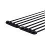 Сушарка на кухонну мийку з присоскою Lidz Acsis LA09 Black, кругла основа, для посуду 440х224 мм LDACSLA09BLM49777