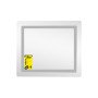 Дзеркало Lidz Kubis (KU2) 700х600 з LED-підсвічуванням Touch, з антизапотіванням, з димером, рег. яскравості LDKU60070049286
