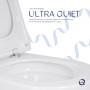 Унітаз підвісний Qtap Scorpio ML Ultra Quiet 490x365x325 мм, з сидінням Soft-close MagLock, White QTSCOML26W49622