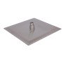 Стельова лійка Lidz (248х248х45) для душових систем Kubis, Helix Nickel LDKUB2482484549512