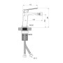 Змішувач для биде Qtap Crow  QTCRO255CRM49177 Chrome