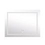 Дзеркало Lidz Kubis (KU1) 1200х800 з LED-підсвічуванням Touch, з антизапотіванням, з димером, рег. яскравості LDKUB120080049008