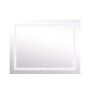 Дзеркало Lidz Kubis (KU1) 1200х800 з LED-підсвічуванням Touch, з антизапотіванням, з димером, рег. яскравості LDKUB120080049008