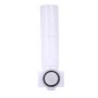 Кутова трубка змиву Qtap 82х74х262 мм White для інсталяції Standard QTSTD167W49807