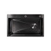 Мийка для кухні інтегрована Lidz Handmade H7545B Brushed Black PVD 3,0/1,0 мм LDH7545BRUBLM49458