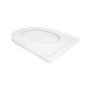Сидіння для унітазу Qtap (Taurus 490) 422x360x30 мм, White, з мікроліфтом, Slim Duroplast, Quick Release QTSC179W49383