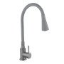 Змішувач для кухні Lidz Aria 015F31 (k35) з гнучким виливом LDARI015F31GGRP49567 Graphite/Grey