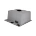 Мийка для кухні інтегрована Lidz Handmade H4545HB Decor Black PVD Honeycomb 2,5/0,5 мм LDH4545HDECBLM49438
