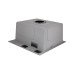 Мийка для кухні інтегрована Lidz Handmade H4545HB Decor Black PVD Honeycomb 2,5/0,5 мм LDH4545HDECBLM49438