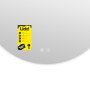 Дзеркало Lidz Astra R800 з LED-підсвічуванням Touch, з антизапотіванням, з димером, рег. яскравості LDASR80049290