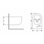 Біде підвісне Qtap Taurus 515×360×295 мм, White QTTAU28W49118