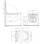 Унітаз підвісний Qtap Taurus Ultra Quiet 515×360×350 мм, White, з сидінням Slim Duroplast / Soft-close / Quick Release QTTAU26W49116