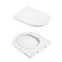 Унітаз підвісний Qtap Taurus Ultra Quiet 515×360×350 мм, White, з сидінням Slim Duroplast / Soft-close / Quick Release QTTAU26W49116