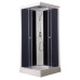 Душовий бокс Lidz Kubis SB90x90.SAT.LOW.GR, скло тоноване 4 мм