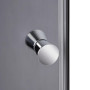 Душовий бокс Lidz Kubis SB90x90.SAT.LOW.GR, скло тоноване 4 мм