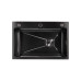 Мийка для кухні інтегрована Lidz Handmade H6845HB Decor Black PVD Honeycomb 3,0/1,0 мм LDH6845HDECBLM49445