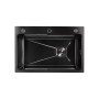 Мийка для кухні інтегрована Lidz Handmade H6845HB Decor Black PVD Honeycomb 3,0/1,0 мм LDH6845HDECBLM49445