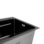 Мийка для кухні інтегрована Lidz Handmade H6845HB Decor Black PVD Honeycomb 3,0/1,0 мм LDH6845HDECBLM49445