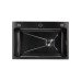 Мийка для кухні інтегрована Lidz Handmade H6845HB Decor Black PVD Honeycomb 3,0/1,0 мм LDH6845HDECBLM49445