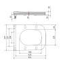 Сидіння для унітазу Qtap (Gemini 520) 448x357x38,5 мм, White, з мікроліфтом, Slim Duroplast, Quick Release QTSC179W49386