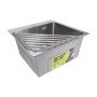 Сушарка на кухонну мийку кутова Lidz Acsis LA19 Gray, плоска основа, для посуду 477х198 мм LDACSLA19GRA49772