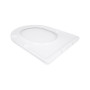 Сидіння для унітазу Qtap (Taurus 520) 455x365x38 мм, White, з мікроліфтом, Slim Duroplast, Quick Release QTSC179W49384