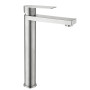 Змішувач для раковини високий Lidz Nexus 001FH (k35)  LDNEX001FHNKS49185 Nickel