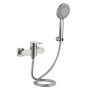Змішувач для душу Lidz Luna 010 (k35)  LDLUN010NKS49191 Nickel