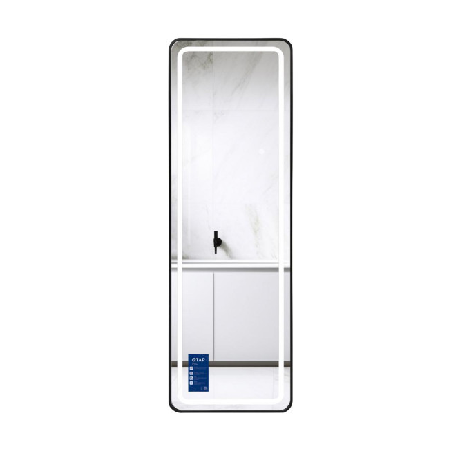 Дзеркало Qtap Gemini 500х1600 з LED-підсвічуванням Touch, з димером, QTGE50160049284