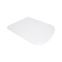 Сидіння для унітазу Qtap (Gemini 490) 428x344x37,5 мм, White, з мікроліфтом, Slim Duroplast, Quick Release QTSC179W49385