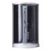Душовий бокс Lidz Tani SB100x100.SAT.LOW.GR, скло тоноване 4 мм