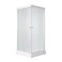 Душовий бокс Lidz Kubis SB90x90.SAT.LOW.FR, скло Frost 4 мм