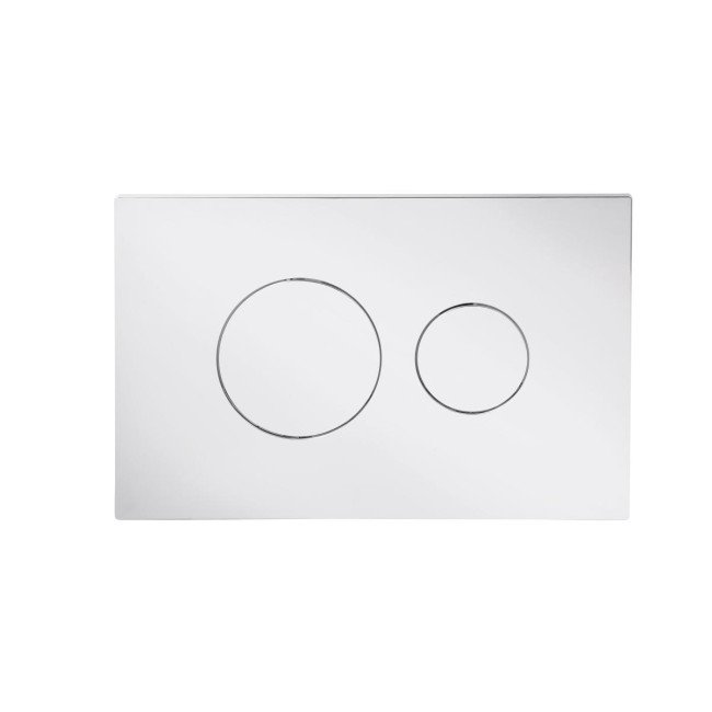 Клавіша змиву Qtap Standard 152x236x28 мм, Chrome, кругла QTSTD164CRM49469