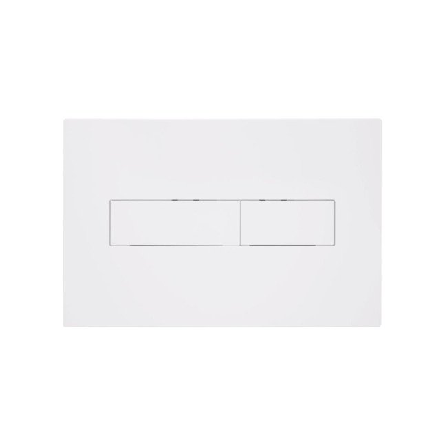 Клавіша змиву Qtap Standard 152x236x28 мм, White, лінійна QTSTD164W49471