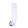 Кутова трубка змиву Qtap 82х74х262 мм White для інсталяції Standard QTSTD167W49807
