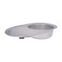 Кухонна мийка Brinex 7750 0,8 мм Satin (BRIN7750SAT08)