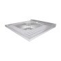 Кухонна мийка Brinex 6060-L 0,6 мм Satin (BRIN6060LSAT06)