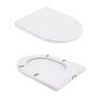 Унітаз підлоговий Qtap Swan Ultra Quiet з сидінням Soft-close 640x360x835 мм QT16222182TW White