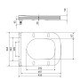Сидіння для унітаза (Tern 490,520,610) 435x344x50 мм, White, з мікроліфтом, Slim Duroplast, Quick Release QTSC179W47353 Qtap