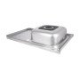 Кухонна мийка Brinex 5080-R 0,6 мм Satin (BRIN5080RSAT06)