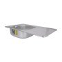 Кухонна мийка Brinex 7848 0,8 мм Micro Decor (BRIN7848MDEC08)
