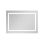 Дзеркало Lidz Kubis 800х600 з LED-підсвічуванням Touch, з антизапотіванням, з димером, рег. яскравості LD78LF9047400